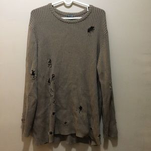 H&M Distressed Sweater